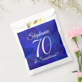 Royal Blue 70 en Sensational Birthday Party Bedankzakje (Gezegeld)