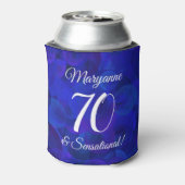 Royal Blue 70 en Sensational Birthday Party Blikjeskoeler (Blikje Achterkant)