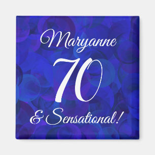 Royal Blue 70 & Sensational Birthday Party Magneet