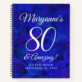Royal Blue 80 en Amazing Birthday Party Notitieboek