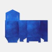 Royal Blue Abstracte Waterverf kunst Bedankdoosjes (Uitgevouwen)