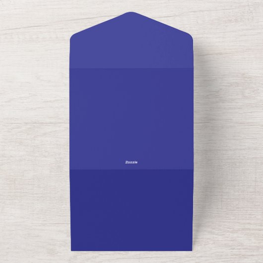 Royal Blue All-in-One Uitnodiging | Bold Summer Lo (Buitenkant)