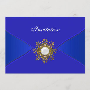 Royal Blue All Occasion Party Kaart