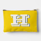 Royal Blue and Gold Team Pride Monogram Etui (Achterkant)