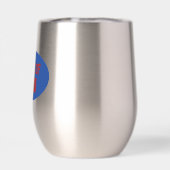 Royal Blue and Red School Colors Class Year (Achterkant)