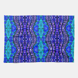 royal blue aqua hippie tiedye tappatroon theedoek