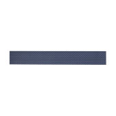Royal Blue Automotive Carbon Fiber Weave Print Omwikkelbaar Adreslabel (Individueel)