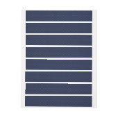 Royal Blue Automotive Carbon Fiber Weave Print Omwikkelbaar Adreslabel (Vel)