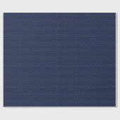 Royal Blue Automotive Carbon Fiber Weave Style Cadeaupapier (Vlak)