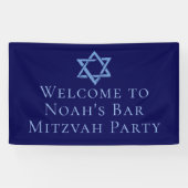 Royal Blue Bar Mitswa Party Ster van David Spandoek (Horizontaal)