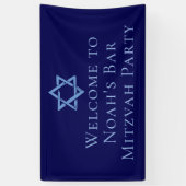 Royal Blue Bar Mitswa Party Ster van David Spandoek (Verticaal)