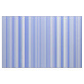 Royal Blue & Beige Lined Pattern Stof (Yard (91,4 cm))