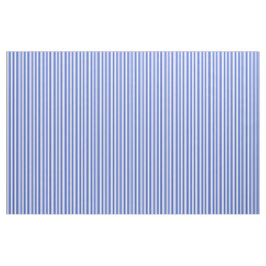 Royal Blue & Beige Lined Pattern Stof (Yard (91,4 cm))