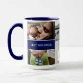 Royal Blue Beste Papa Ooit Foto Collage Daddy Mok (Links)