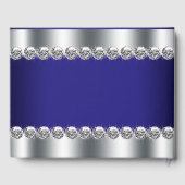 Royal Blue Birthday Party gastenboek (Achterkant)