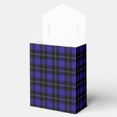 Royal Blue Black Plaid Bedankdoosjes (Geopend)