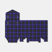 Royal Blue Black Plaid Bedankdoosjes (Uitgevouwen)