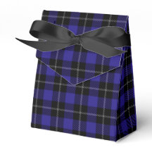 Royal Blue Black Plaid