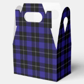 Royal Blue Black Plaid Bedankdoosjes (Geopend)