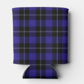 Royal Blue Black Plaid Blikjeskoeler (Achterkant)