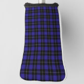 Royal Blue Black Plaid Golfheadcover (Draai 90)