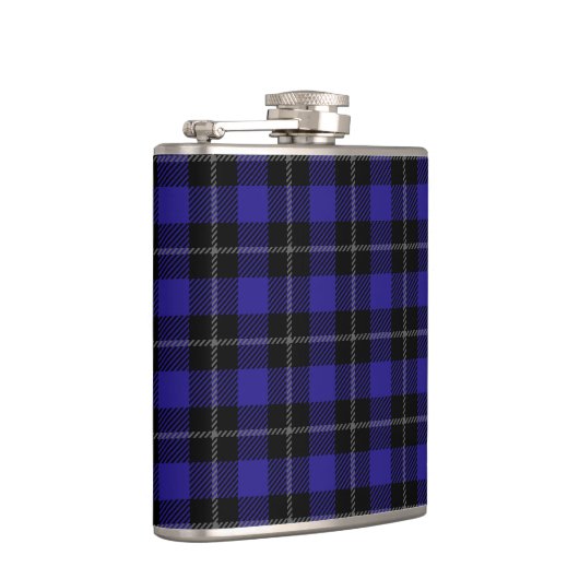 Royal Blue Black Plaid Heupfles (Rechts)