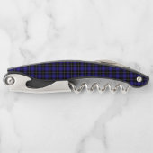Royal Blue Black Plaid Kurkentrekker (Voorkant)