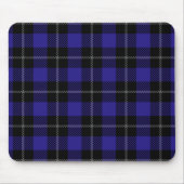 Royal Blue Black Plaid Muismat (Voorkant)