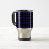 Royal Blue Black Plaid Reisbeker (Voorkant links)