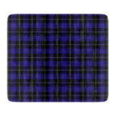 Royal Blue Black Plaid Snijplank (Voorkant)