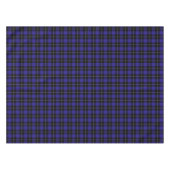 Royal Blue Black Plaid Tafelkleed (Voorkant (Horizontaal))