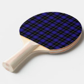 Royal Blue Black Plaid Tafeltennisbatje (Voorkant Gekanteld)