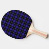 Royal Blue Black Plaid Tafeltennisbatje (Zijkant)