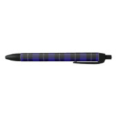 Royal Blue Black Plaid Zwarte Inkt Pen (Bodem)