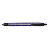 Royal Blue Black Plaid Zwarte Inkt Pen (Achterkant)