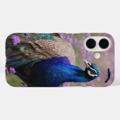 Royal Blue: blauwe pauw in lavendelveld, Case-Mate iPhone Case (Achterkant (horizontaal))
