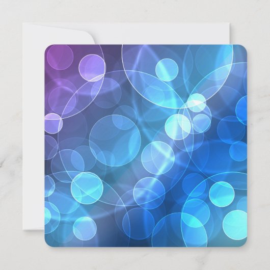 Royal Blue Blauwgroen Blue verjaardagsfeest Kaart (Achterkant)