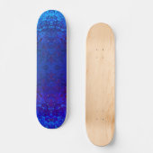 Royal Blue Blauwgroen Gemstone Persoonlijk Skateboard (Voorkant)