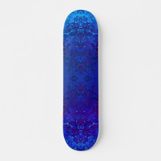Royal Blue Blauwgroen Gemstone Persoonlijk Skateboard (Voorkant)