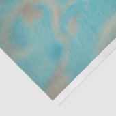 Royal Blue  Bloemen Peacock Spider Design Tissuepapier (Detail)