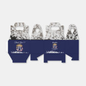 Royal Blue  Boho Quinceañera Spaans Favor Bedankdoosjes (Uitgevouwen)