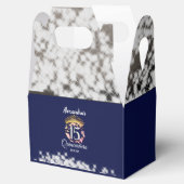 Royal Blue  Boho Quinceañera Spaans Favor Bedankdoosjes (Geopend)