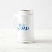 Royal Blue Bride Squad Bierpul (Voorkant links)