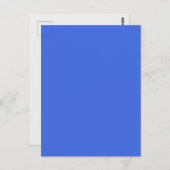 Royal Blue  Briefkaart (Voorkant / Achterkant)