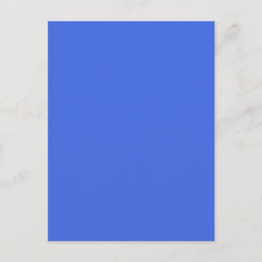 Royal Blue  Briefkaart (Voorkant)