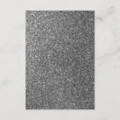 Royal Blue bruiloft details QR-code Informatiekaartje (Achterkant)