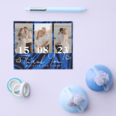 Royal Blue Budget Weddenschap Foto Dank u kaarten (Enkel)