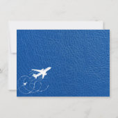 Royal Blue California Passport Bedankkaart (Achterkant)