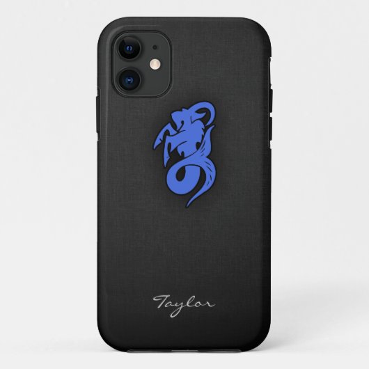 Royal Blue Capricorn Case-Mate iPhone Case (Achterkant)