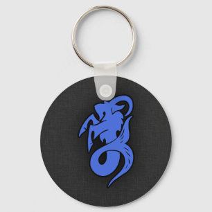 Royal Blue Capricorn Sleutelhanger